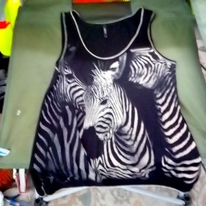 Edista zebra tank top